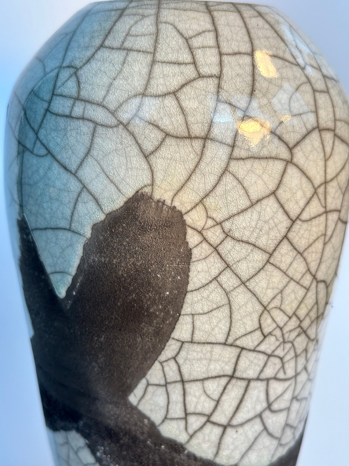 Raku Fired Vase #6