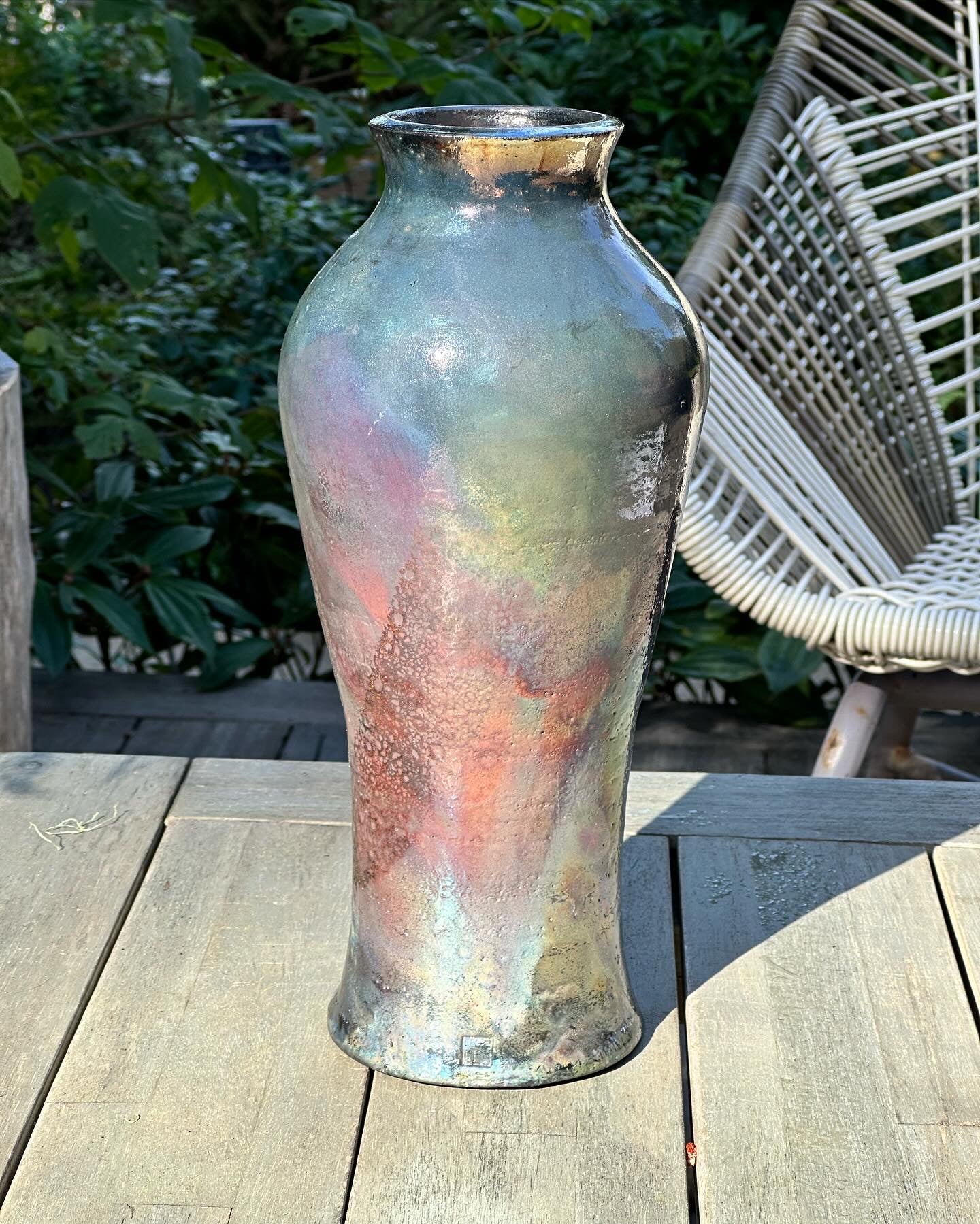 Raku Fired Vase #1