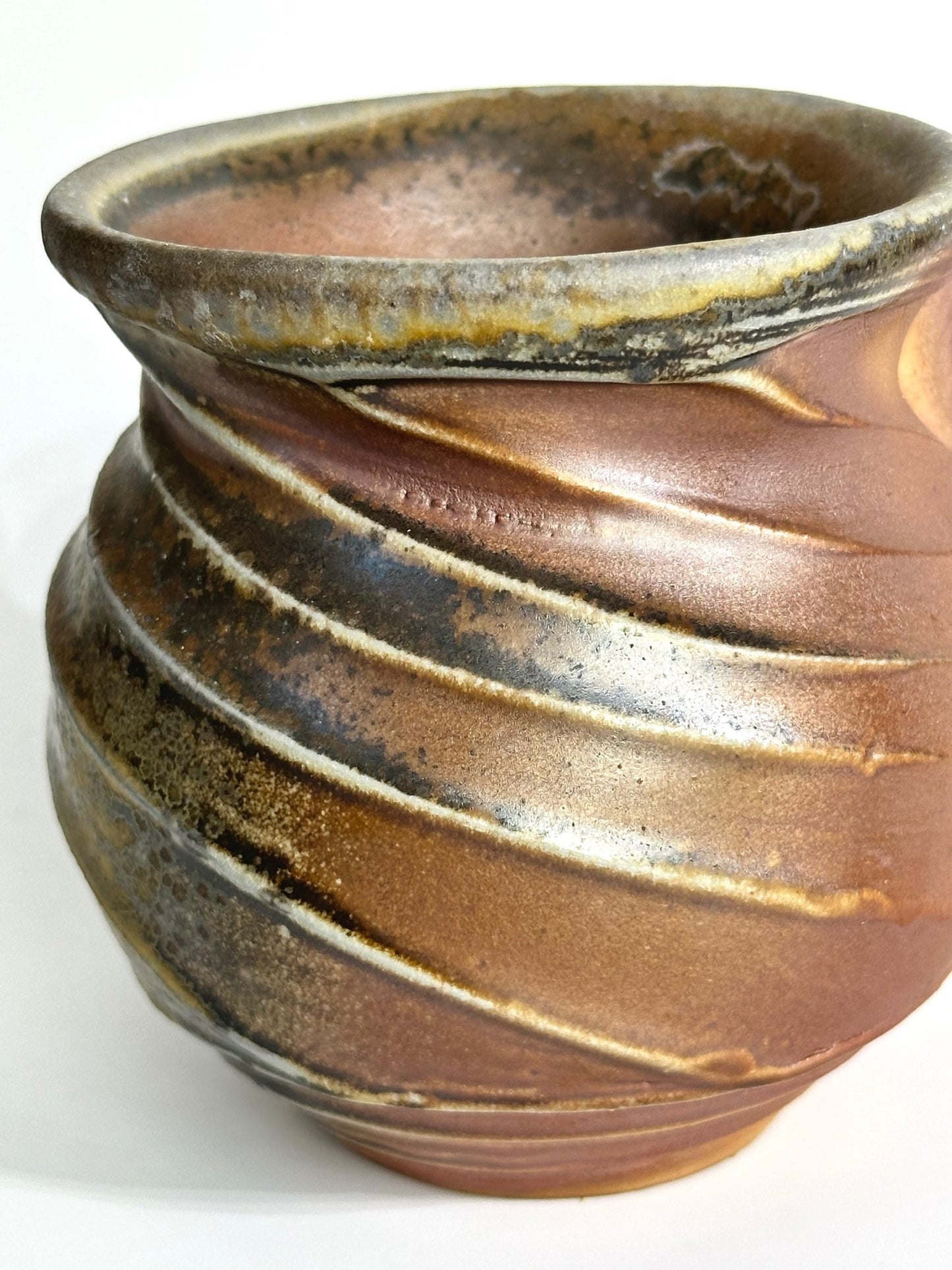 Wood Fired Spiral Mug #1