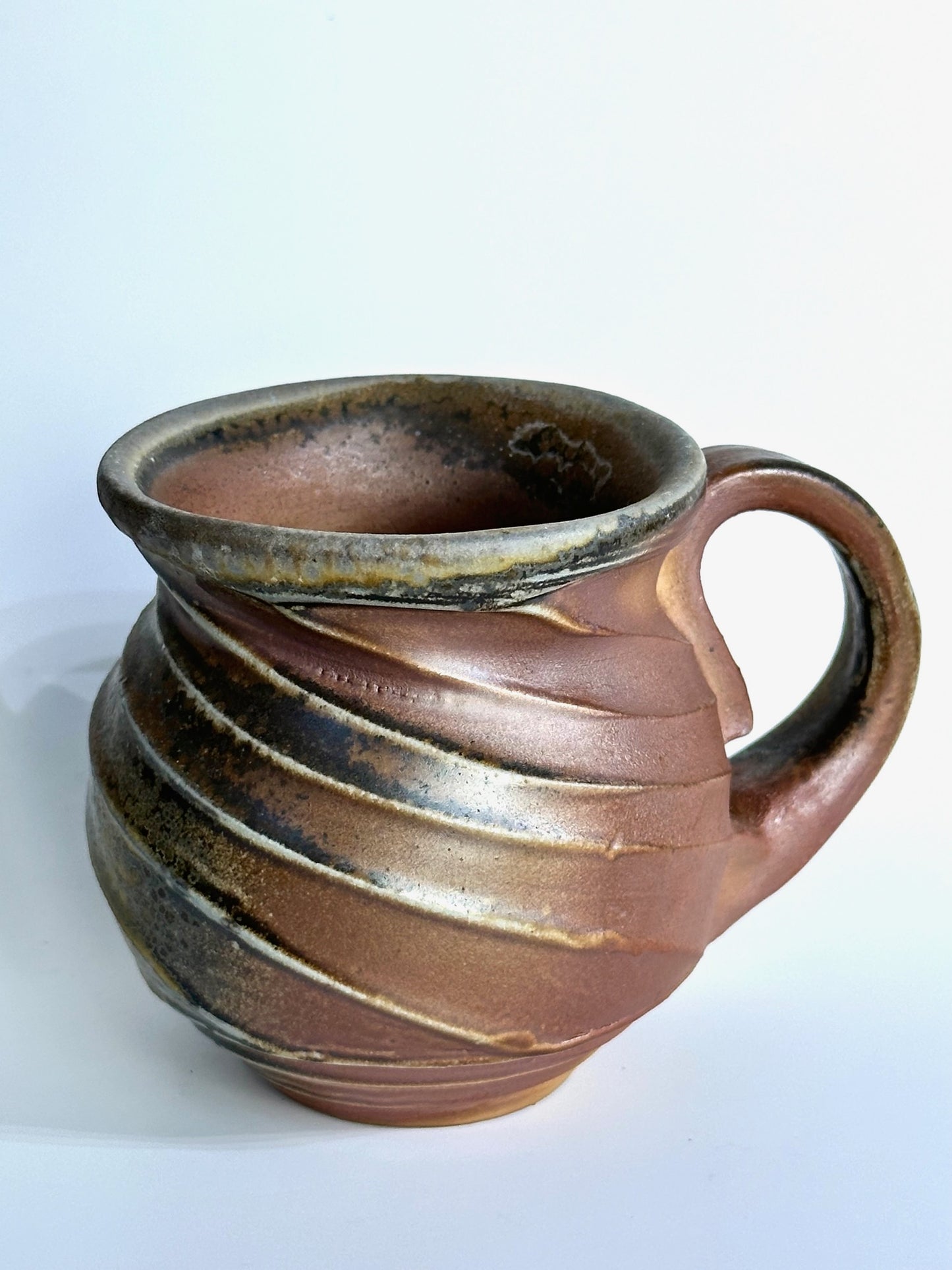 Wood Fired Spiral Mug #1