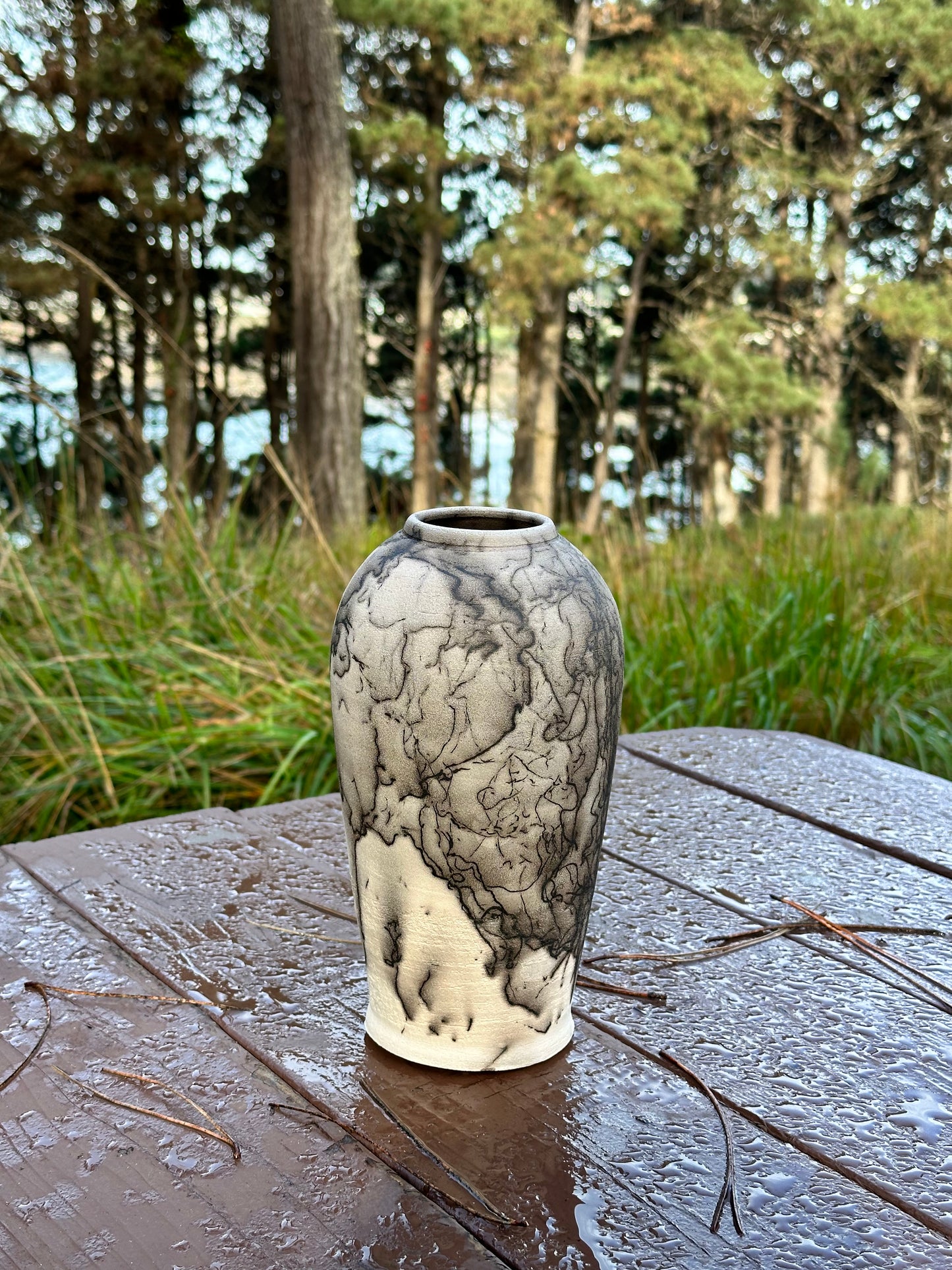 Raku Fired Vase #8