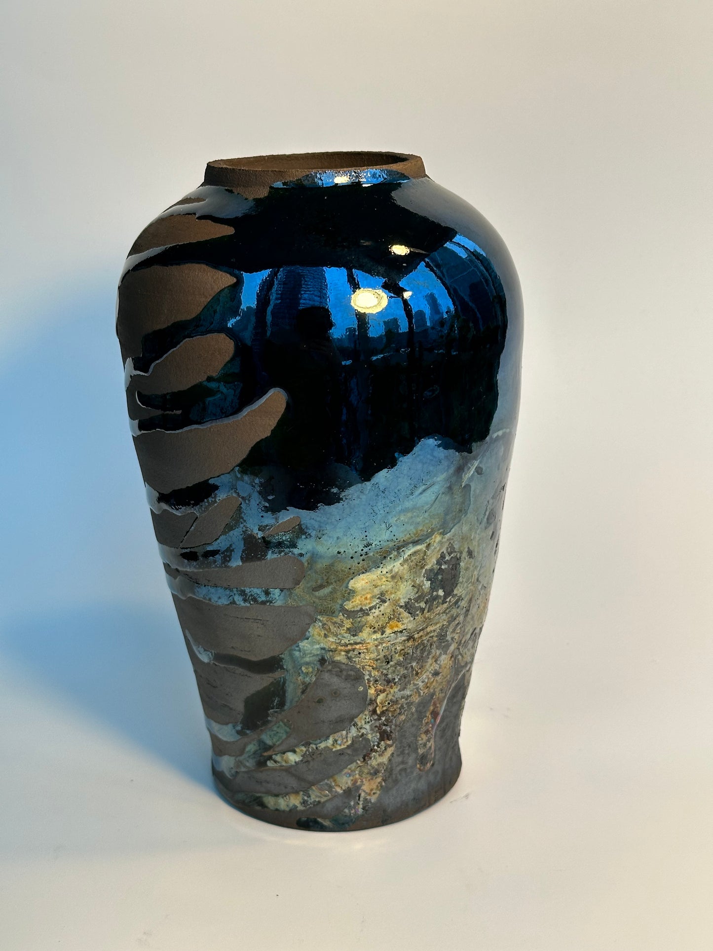 Raku Fired Vase #5