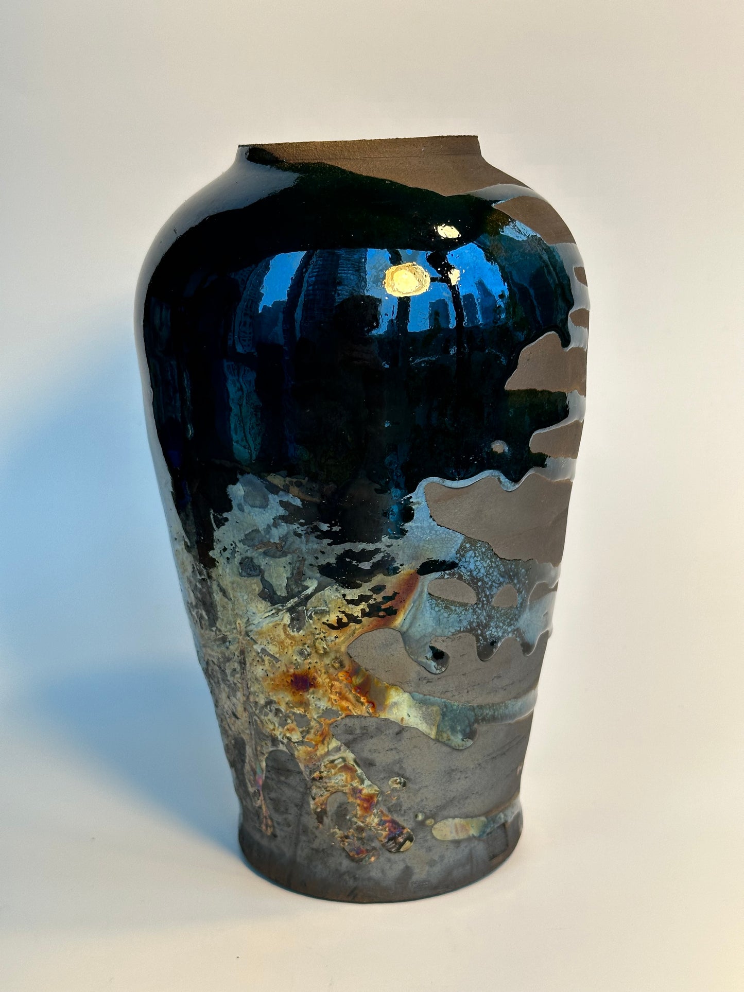 Raku Fired Vase #5