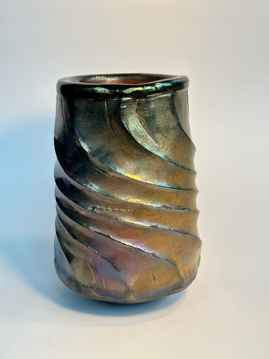 Raku Fired Vase #3