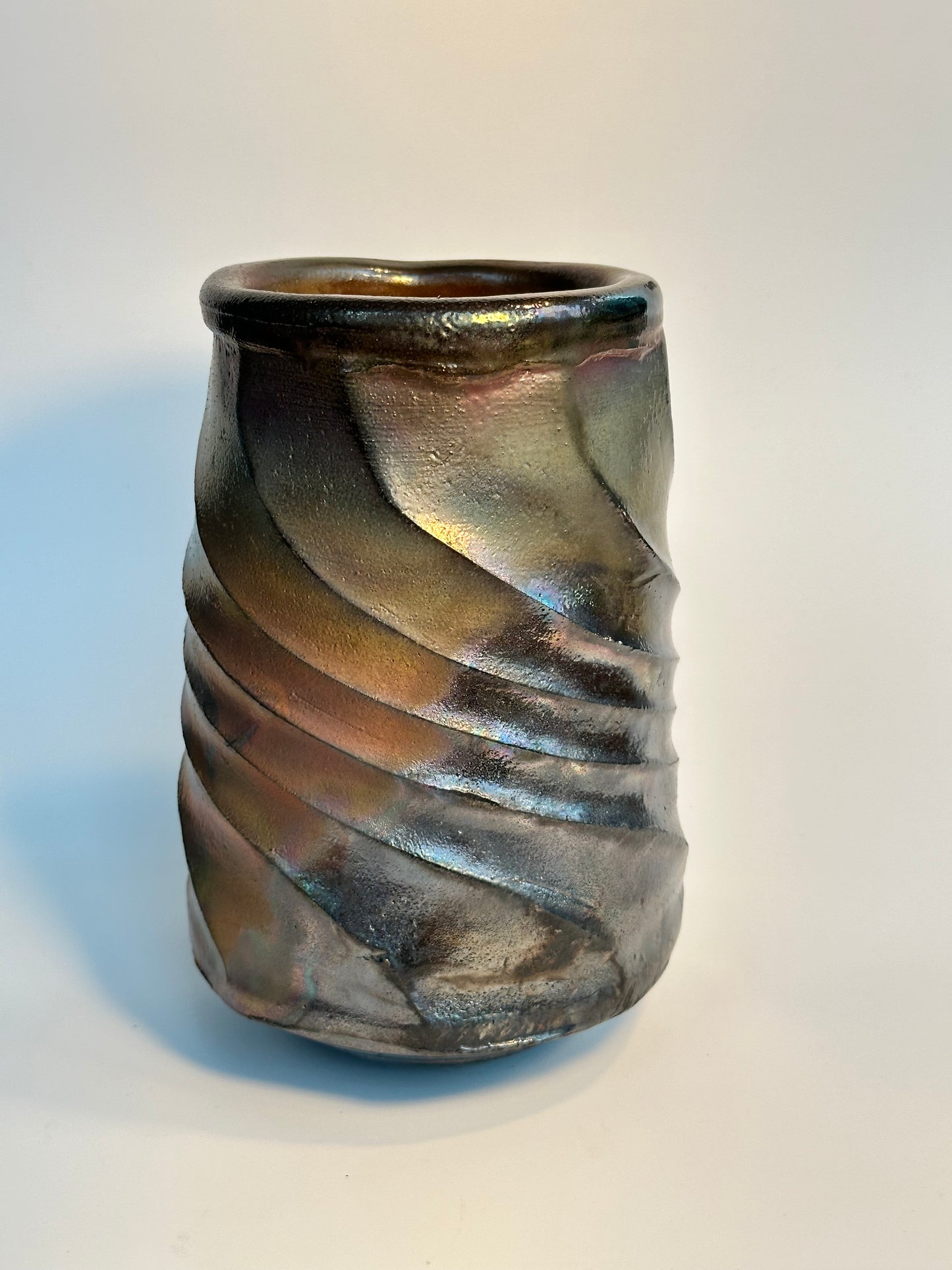 Raku Fired Vase #3