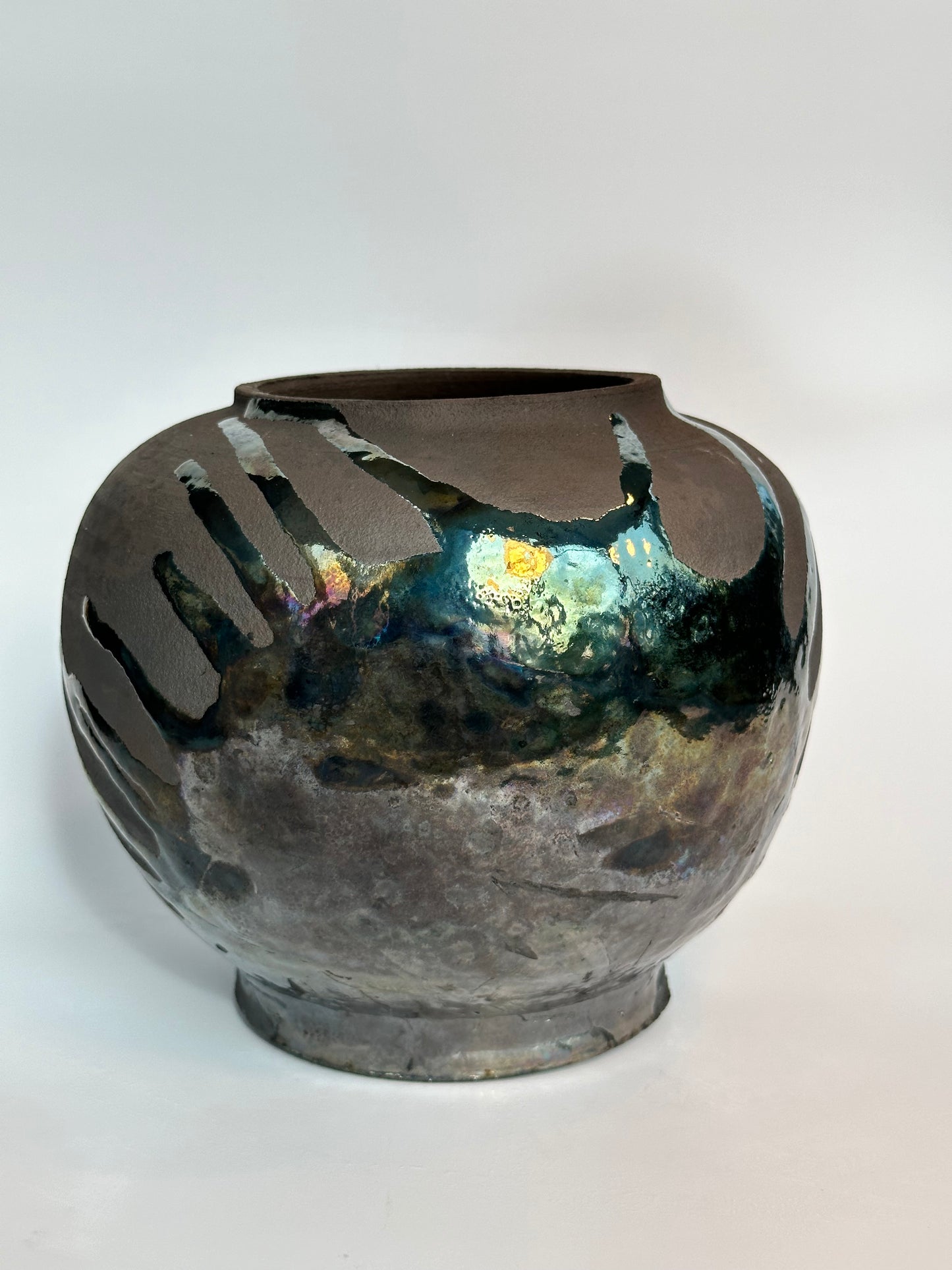 Raku Fired Vase #7