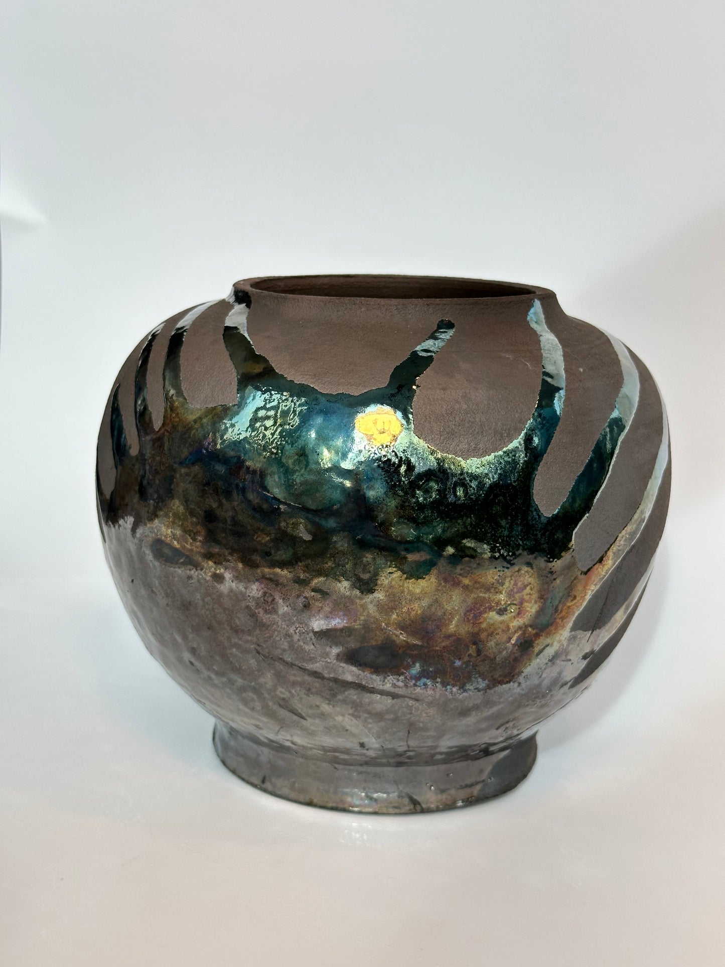 Raku Fired Vase #7