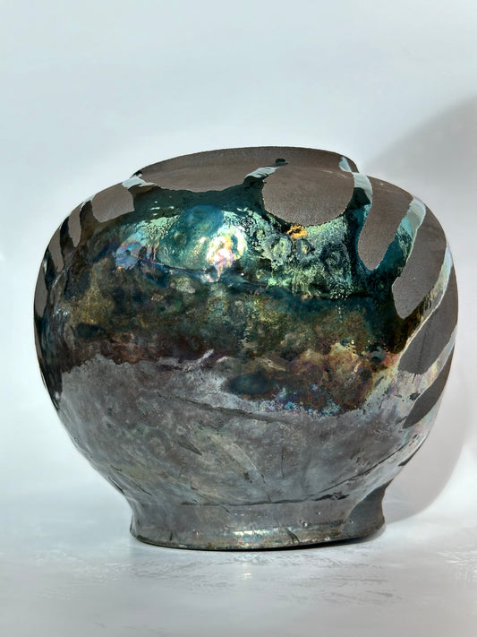 Raku Fired Vase #7